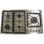 Alva 90CM Stainless Steel 5 Burner Gas Hob - GDH101