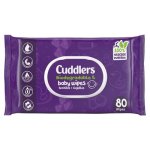 Cuddlers Biodegradable Baby Wipes 80 Pack