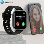 New 1.83 Screen Touch Silicone Strap Men's And Women's Smartwatches Call And Answer Functions Step And Calorie Counters Activity