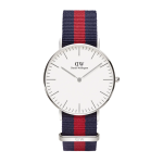 Classic Oxford Silver Eggshell White 36MM Watch
