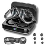 Groove Wireless Bluetooth Earbuds With Charging Case Electronics Wireless Sports Earbuds Running Ear Phones Black