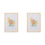 2 Pack Photo Frame - Brown