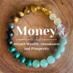 Bohemian Handmade Natural Gemstone Bead Bracelet For Yoga Balance And Emotional Healing Attracts Wealth Abundance Prosperity - W