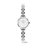 Petite MINI Arch 3-LINK White Silver Watch