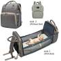 Portable Folding Crib/ Bag Bed Backpack - Navy