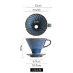 Coffee Accessories Ceramic Coffee Filter Cup Reusable S