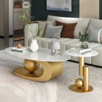 Gof Furniture - Acacia Gold Coffee Table