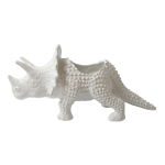 Dino Planter - Gloss White