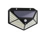 Solar Motion Sensor Wall Light Black - 1 Piece