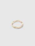 Willow Waterproof Stone Ring - M-l Gold Plated