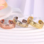 Lymphatic Drainage Copper Ring For Women Lymphatic Drainage Therapeutic Magnetic Ring Adjustable Copper Thumb Rings For Arthriti