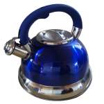 Zs - 3L Stove Top Stainless Steel Whistling Kettle - Blue