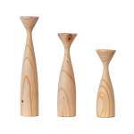 Tapered V Candle Holder - Medium Black