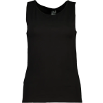 Black Sleeveless Cotton Vest - L Black