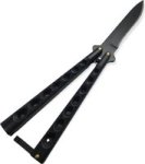 Ballistix Ballistic Butterfly Knife Black - 7025