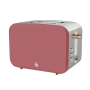 Swan Nordic 2 Slice Toaster Fuchsia Rose