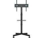 Mobile Cart Trolley Tv Stand 23-60 Height Adjustable 25KG