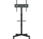 Mobile Cart Trolley Tv Stand 23-60 Height Adjustable 25KG