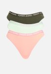 Tommy Hilfiger 3 Pack High Rise Thong - Multi