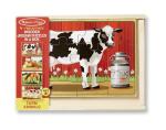 Melissa Farm 4-IN-1 Wooden Jigsaw Puzzles In A Storage Box
