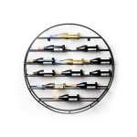 Round Wall Mounted Wine Rack