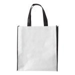 BB0972 - Duotone Non Woven Shopper White Std