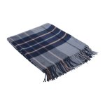Melody - Tartan Navy overcast Sky - 150 X 200 Cm