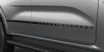 Next Gen Ford Everest Branding Matte Black Door Speed Stripes Decals For