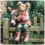 Stretched Canvas Daisy And Donkey