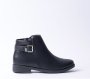 Flat Ankle Boot - 8 / Black