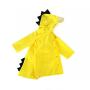 Kids Yellow Dinosaur Raincoat - 2XL