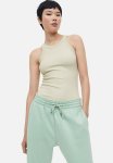 Ribbed Vest Top - Light Green