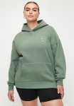 Cotton On Plus Plush Graphic Hoodie - Emerald Forest heritage Wellness Club