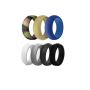 Silicone Ring 7 Set Mens Action - Size 13
