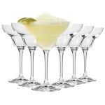 Krosno Margarita Cocktail Glasses Set Of 6 9.1 Oz Mixology Collection Ideal For Cocktails Frozen Desserts Dishwasher Safe Made I