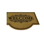 Artificial Coconut Door Mat Welcome