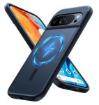 Google Pixel 9 Pro XL Premium Slim Magsafe Translucent Bumper Case Matte Black