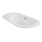 Bath Oval Prague White Acrylic Built-in 178X85CM