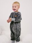 Charcoal Plushiegrow - The Winter Onesie - Newborn