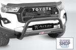 Toyota Hilux GR-S3 Nudge Bar Black Stainless Steel 2024