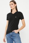 Polo Kelly V-neck Tee - Black
