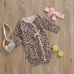 Pink Leopard Swaddle And Headband