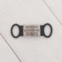 Noiseless Pet Id Tag - Regular - 2CM W X 3CM L / Black / Call My Mom. She's Single