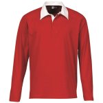 Mens Long Sleeve Brisbane Golf Shirt Red