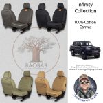 Baobab Mahindra Pik Up Infinity Collection Seat Covers For