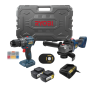 Ryobi 18V Cordless 5-PIECE Combo Kit Angle Grinder & Impact Drill