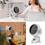 Smart Oscillating Bladeless Fan - White