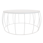 Eclipse Coffee Table - White Textured