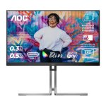 Aoc U27U3XD – 27" Dual Refresh Rate 4K Uhd Ips Monitor With Usb-c