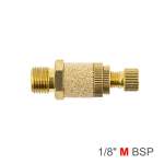 AirCraft Flow Control Silencer Brass 1 8' M
